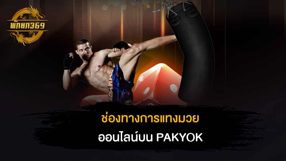 ช่องทางการแทงมวยออนไลน์บน PAKYOK