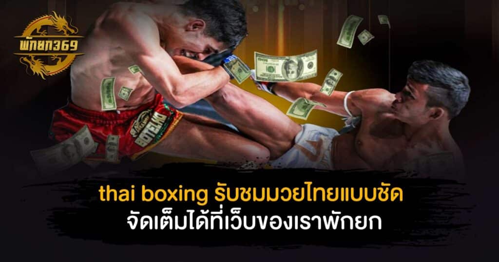 thai boxing รับชมมวยไทยแบบชัดจัดเต็มได้ที่เว็บของเราพักยก